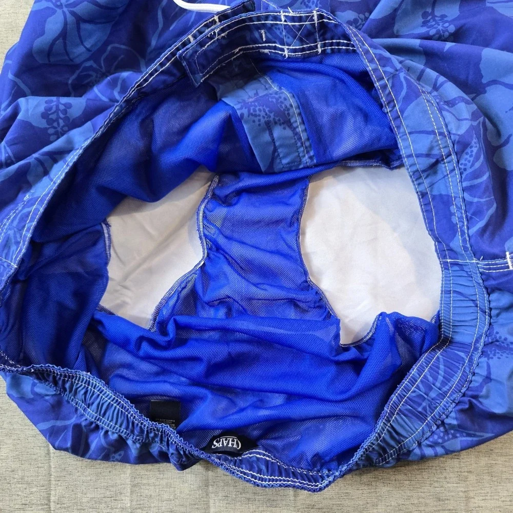 Chaps Men's Lined Swim Trunks‎ Pockets Drawstring Elastic Waist 10